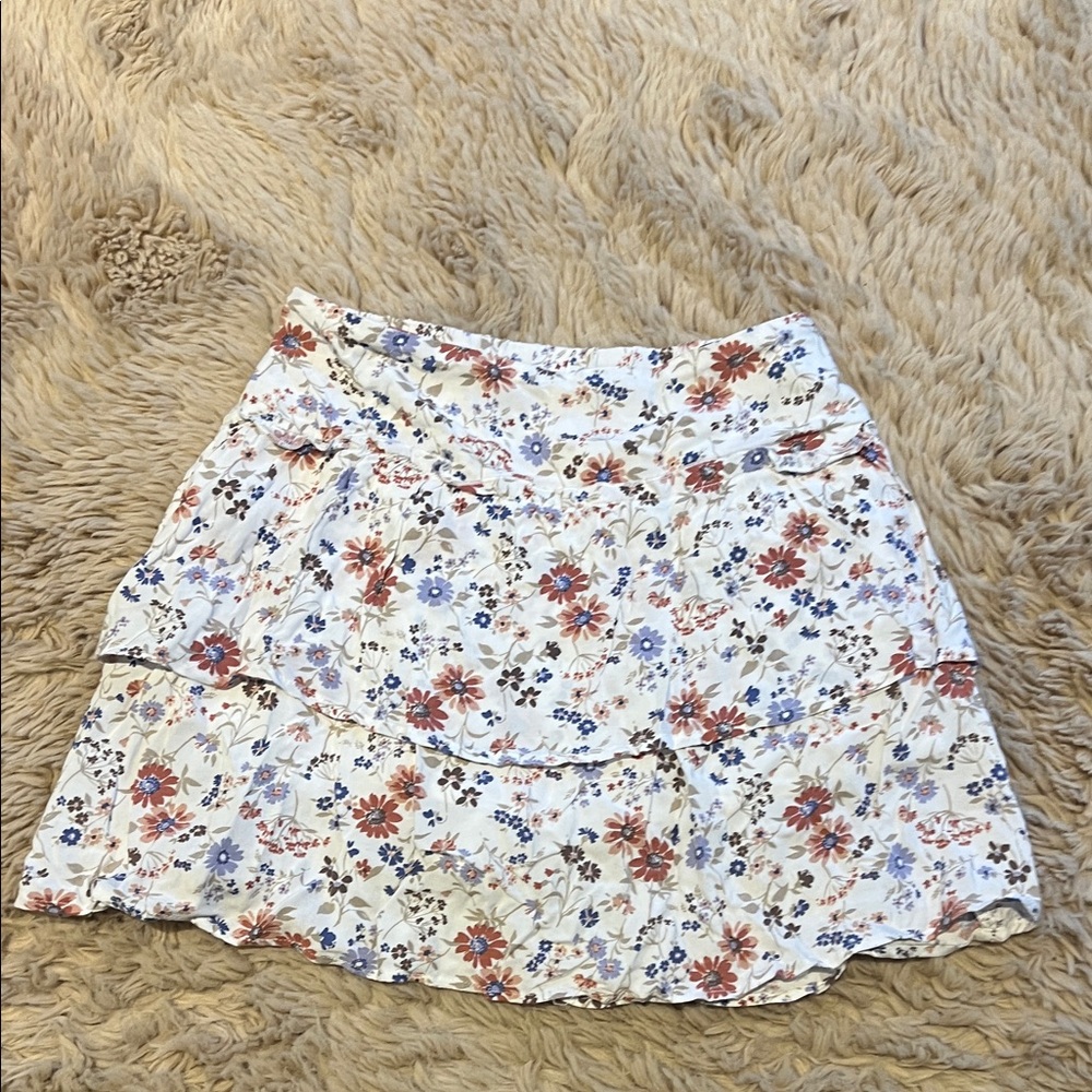 NWOT- Abercrombie Kids Floral Mini Skort 🌼